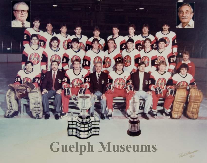 Guelph Platers 1985-1986 Photo from Guelph Museums - 2001.10.22